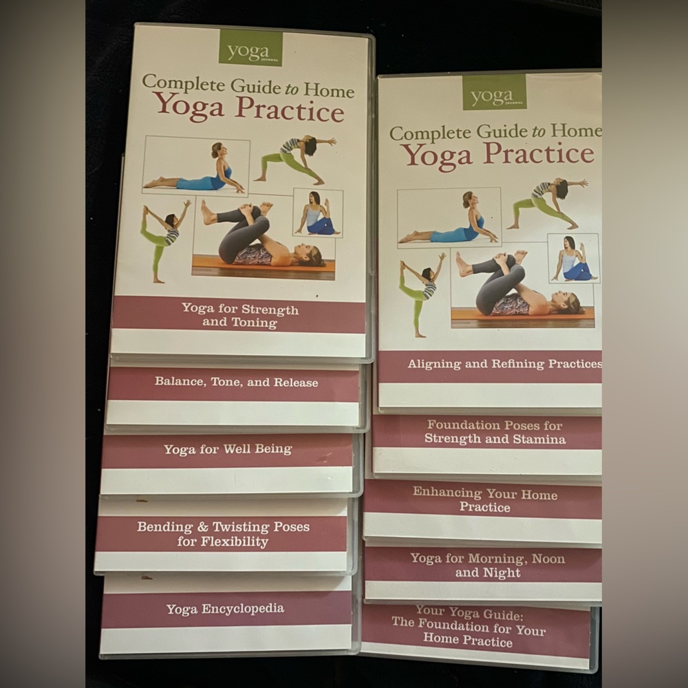 Yoga Practice Guide Set of 10 DVDs Brand New